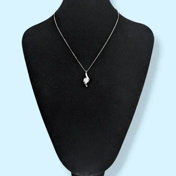 Vintage 925 & CZ Demi Parure - Picture 7 of 11